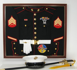 Marines Display Case Shadow Box