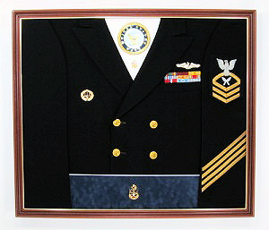 Navy Enlisted Display Case Shadow Box